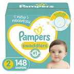 Pampers Swaddlers Hypoallergenic Soft Diapers - Size 2, 148 Count EasyOptionXY LLC