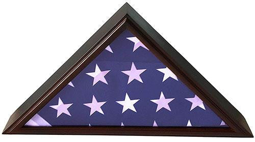 Flag Connections 5x9 Burial/Funeral/Veteran Flag Elegant Display Case The Military Gift Store