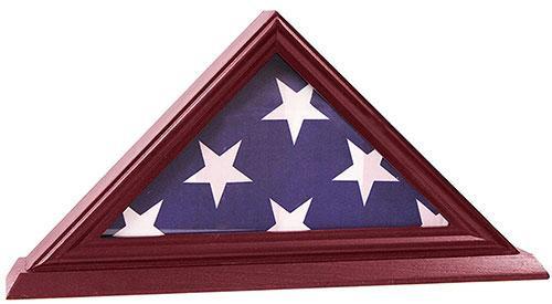 Flag Connections 3'x5' Flag Display Case, Shadow Box (Not for Burial Funeral Flag) The Military Gift Store