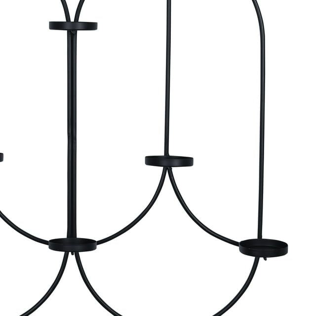 Woven Paths Farmhouse Metal Tea Light Candle Wall Holder EasyOptionXY LLC