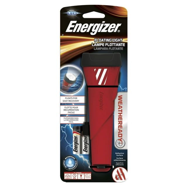 Energizer Waterproof LED Bulb Flashlight, 100 Lumen Weatheready Floating Light, AA Batteries Included EasyOptionXY LLC