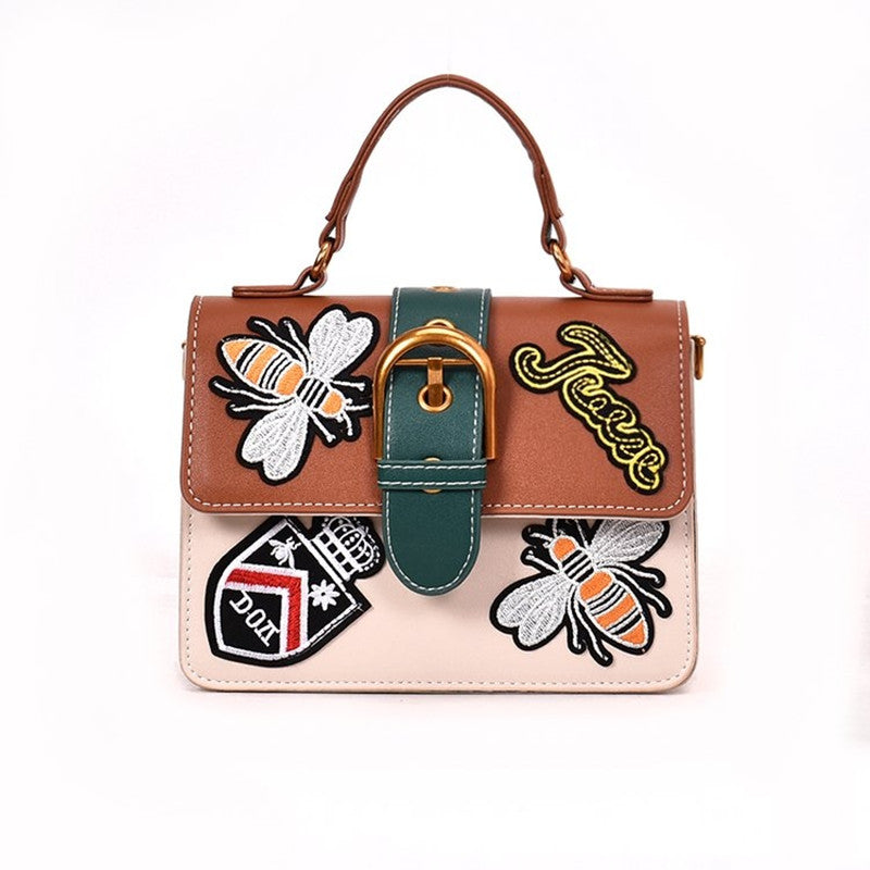 Embroidered handbag Pi-Mart