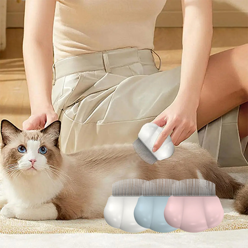 Dog Grooming Comb Comfortable Pet Small Lice Flea Combs Universal Shedding Brush Shell Comb Removes Tangles For Dogs Rabbit Pets Products Pi-Mart