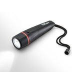 Hyper Tough 150 Lumen Rubber LED Black Flashlight - Batteries Included, 4.3 oz.