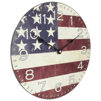 La Crosse Clock 404-2631F 12 inch Americana Quartz Analog Wall Clock