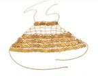 Bohemian Body Chain Coins Top Pi-Mart