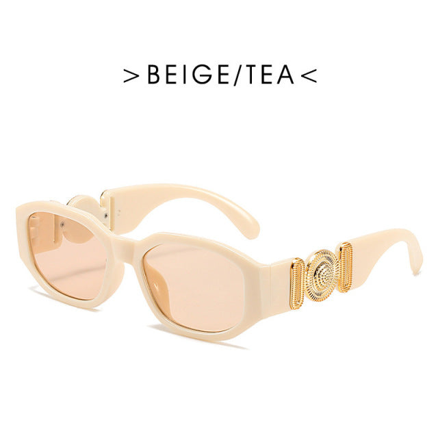 Retro Cutting Lens Gradient Square Sun Glasses UV400 - SJB-DIAMOND ELITES