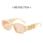 Retro Cutting Lens Gradient Square Sun Glasses UV400 - SJB-DIAMOND ELITES