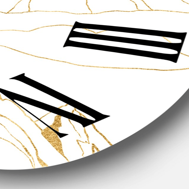 Designart 1 in Quartz Modern/Contemporary Wall Clock(Size 29" x 29") EasyOptionXY LLC