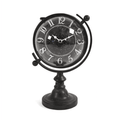 Zentique PC083 7.25 x 11.75 x 6.75 in. Iron Clock, Black, White EasyOptionXY LLC