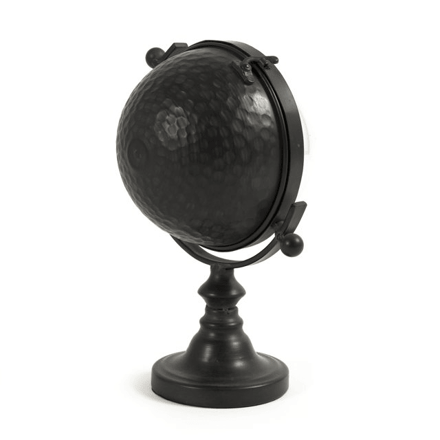 Zentique PC083 7.25 x 11.75 x 6.75 in. Iron Clock, Black, White EasyOptionXY LLC