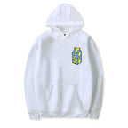 Lemon printed Euramerican velvet hoodie Pi-Mart