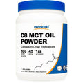 Nutricost C8 MCT Oil Powder 1LB (16oz) - 95% C8 MCT Oil Powder Supplement