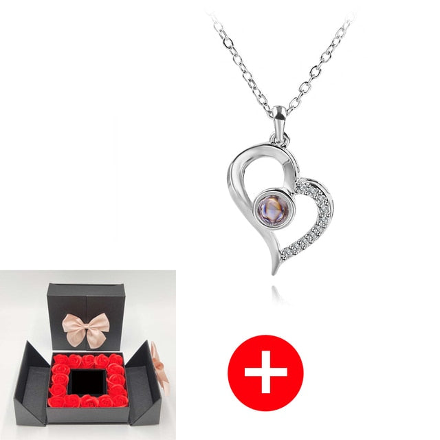 Artificial Rose Flower Gift Box Pi-Mart