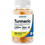 Nutricost Turmeric Gummies (120 Gummies) Supplement, 60 Servings EasyOptionXY LLC
