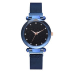 Luxury Women Watches Bracelet Set Fashion Elegant Magnet Buckle Ladies Starry Sky Watch Set Relogio Pi-Mart