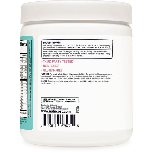 Nutricost Pre-Workout Supplement Powder for Women, Peach Mango, 30 Servings EasyOptionXY LLC