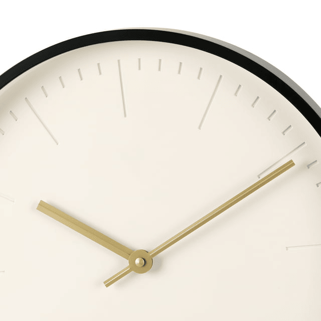 Better Homes & Garden 20" Round Indoor Modern Black Analog Wall Clock EasyOptionXY LLC