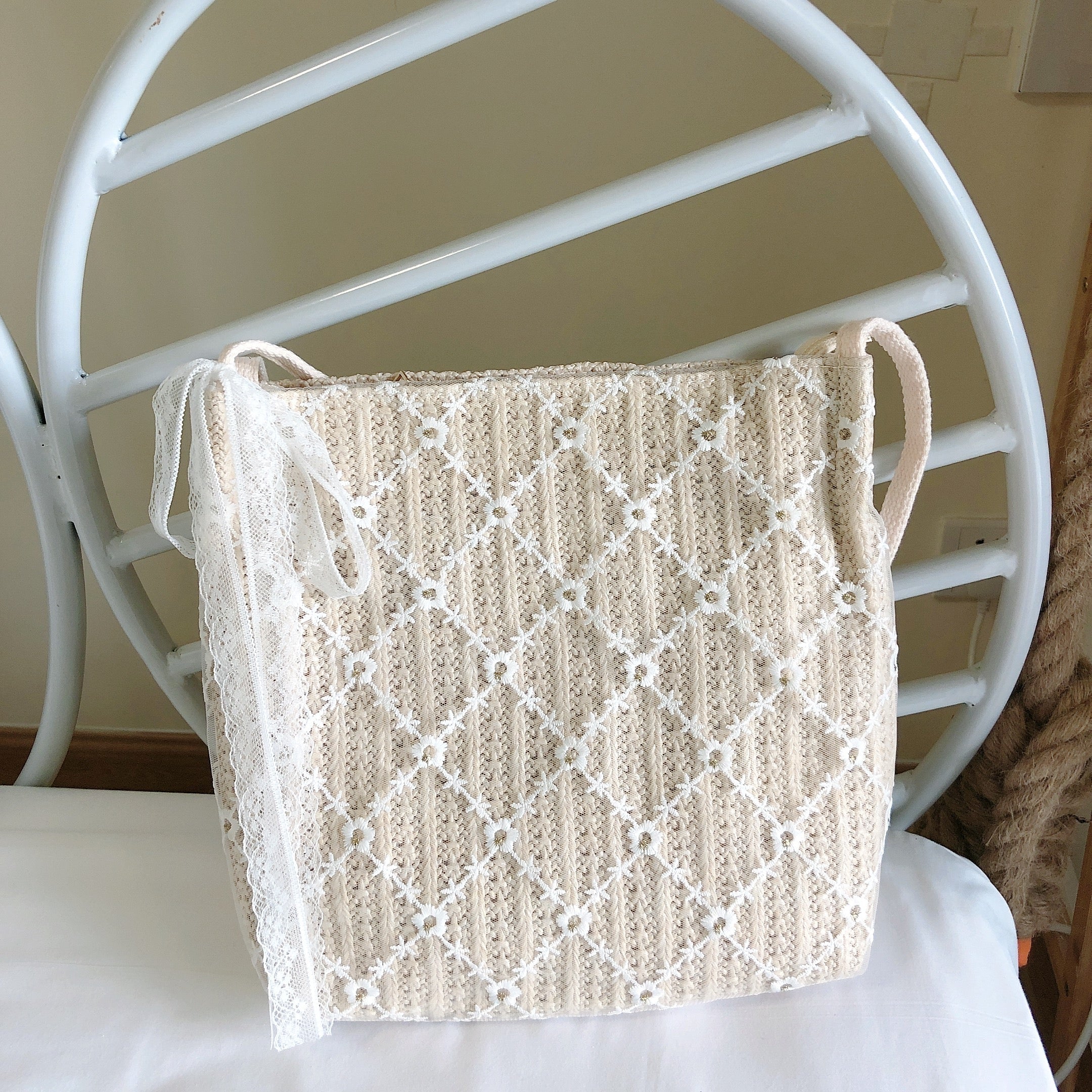Straw woven handbag Pi-Mart