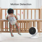 1080P IP Wifi Camera Indoor Surveillance Camera Baby Monitor Mini Cam Home Security Webcam Motion Detection with Night Vision AIl Human Detection Activity Zone Stevvex