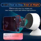 1080P IP Wifi Camera Indoor Surveillance Camera Baby Monitor Mini Cam Home Security Webcam Motion Detection with Night Vision AIl Human Detection Activity Zone Stevvex