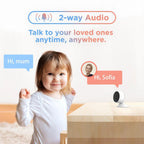 1080P IP Wifi Camera Indoor Surveillance Camera Baby Monitor Mini Cam Home Security Webcam Motion Detection with Night Vision AIl Human Detection Activity Zone Stevvex