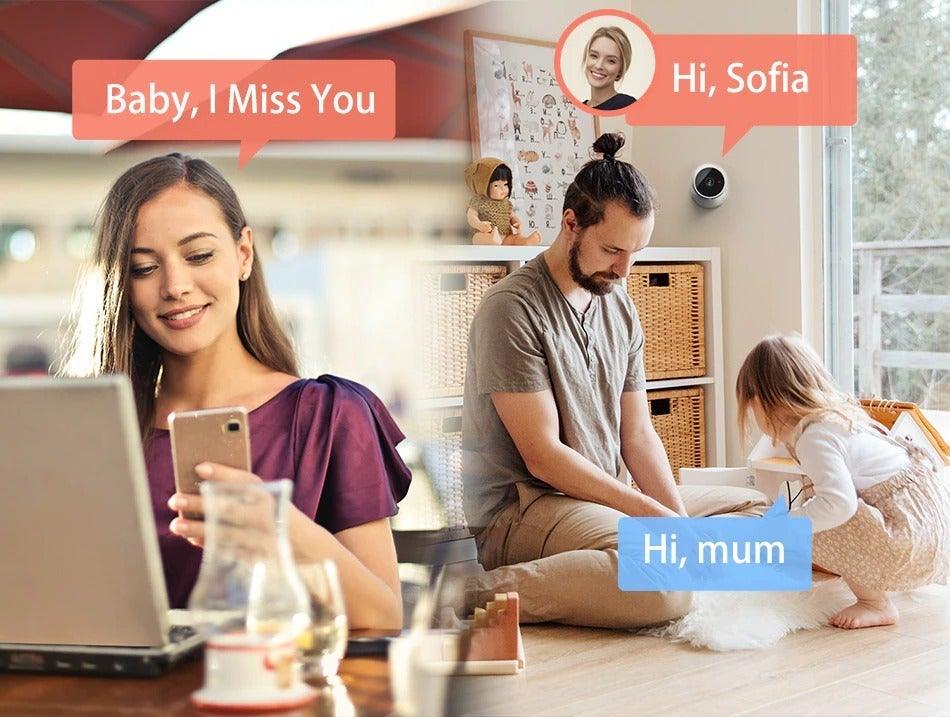 1080P IP Wifi Camera Indoor Surveillance Camera Baby Monitor Mini Cam Home Security Webcam Motion Detection with Night Vision AIl Human Detection Activity Zone Stevvex