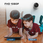 1080P IP Wifi Camera Indoor Surveillance Camera Baby Monitor Mini Cam Home Security Webcam Motion Detection with Night Vision AIl Human Detection Activity Zone Stevvex