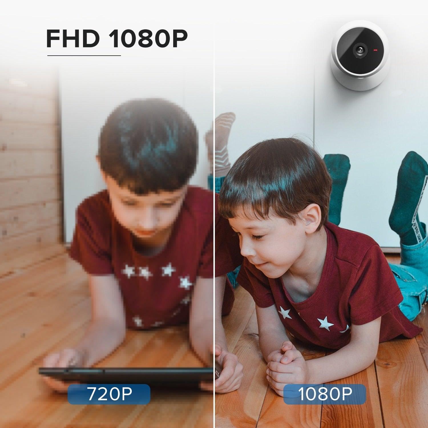 1080P IP Wifi Camera Indoor Surveillance Camera Baby Monitor Mini Cam Home Security Webcam Motion Detection with Night Vision AIl Human Detection Activity Zone Stevvex