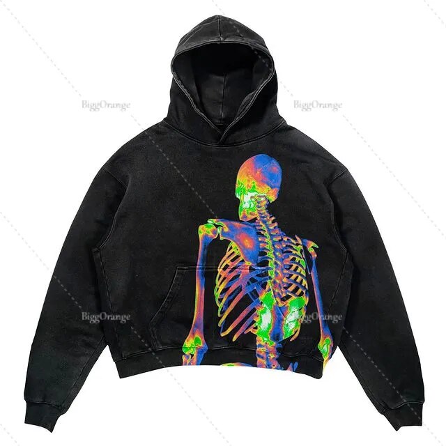Punk Wind Ninja Printed Hoodies Pi-Mart