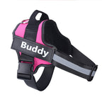Personalized Dog Harness NO PULL Reflective Breathable Adjustable Pet Harness Vest For Small Large Dog Custom Patch Pet Supplies Pi-Mart