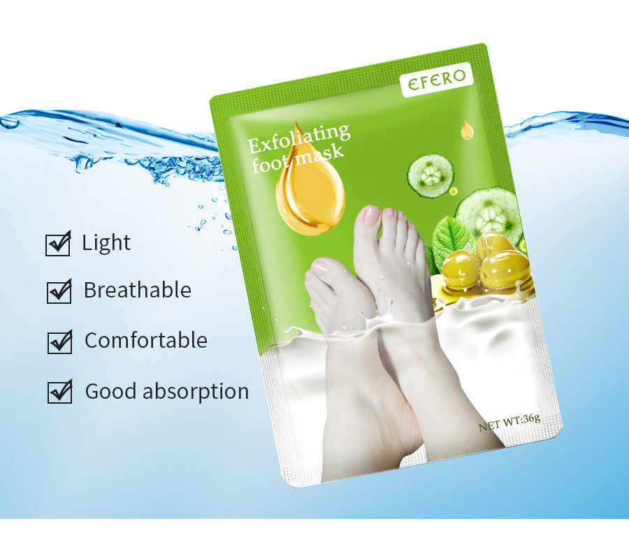 Exfoliating Foot Mask Foot SPA Pedicure Socks Removing Dead Skin Whitening Heels Feet Peeling Anti Cracked Foot Skin Care Lootquake LLC