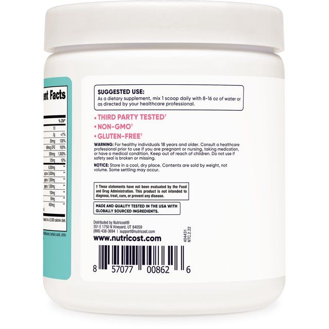 Nutricost BCAA for Women Supplement, Green Apple, 30 Servings EasyOptionXY LLC