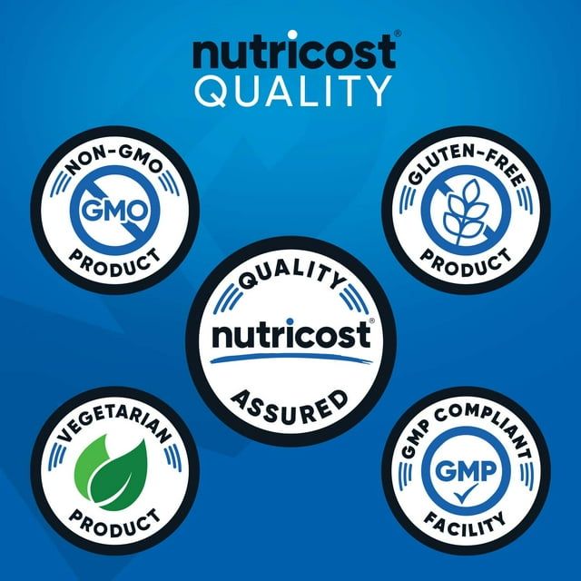 Nutricost BCAA Powder- 2:1:1 - (Grape) 60 Servings - Non-GMO Amino Acids EasyOptionXY LLC