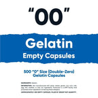 Nutricost Empty Capsules Size 00-500 Clear Empty Gelatin Capsules - Kosher Certified, Non-GMO, Soy Free, Gluten Free EasyOptionXY LLC