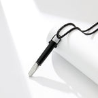 Breathing Resistance Whistle Necklace Round Tube Built-in Cotton Core Pi-Mart