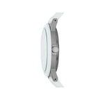 Time & Tru Women's Wristwatch: Silver Case, White Bezel, Easy Read Dial, Silicone Strap (FMDOTT014) EasyOptionXY LLC