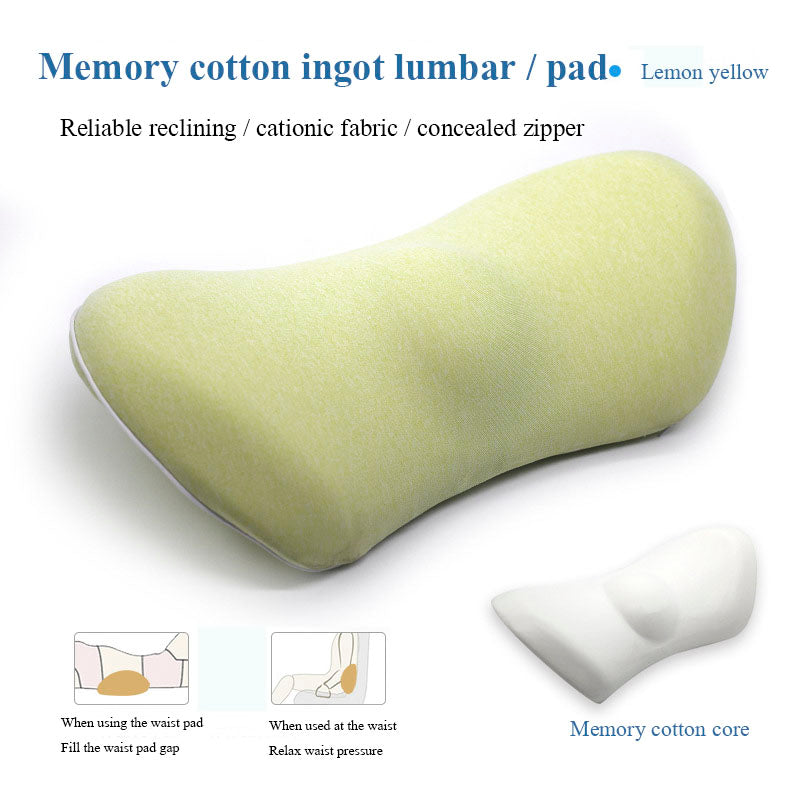 Lumbar Support Pillow For Side Sleepers Pregnancy Relieve Hip Coccyx Sciatica Pain Machine Chair Back Cushion Waist Car Seat Pi-Mart