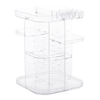 Rotating Acrylic Cosmetic Storage Box Transparent Pi-Mart