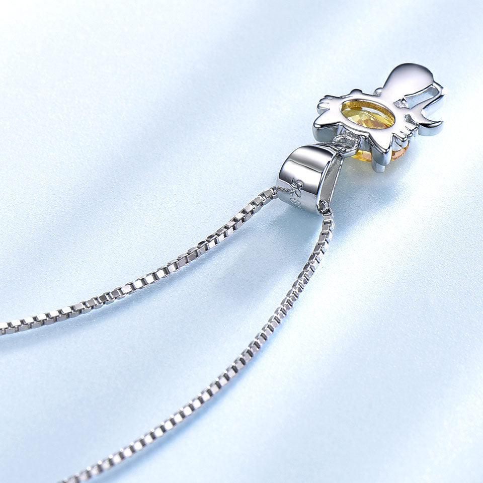 Cat body Topaz GEM PENDANT Pi-Mart