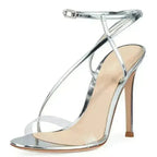 Fashion Sandals With Cross Straps and Thin Heels For Womens Sandals