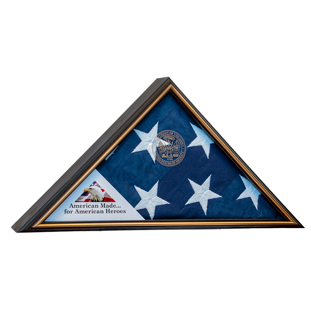 Tributary Flag Case - Army Flag Display Case The Military Gift Store