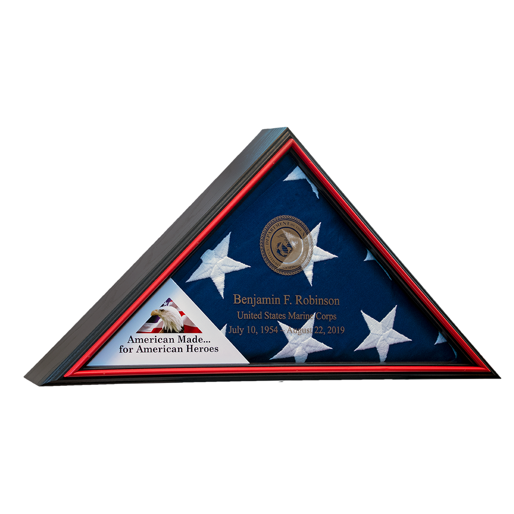 Tributary Flag Case - Army Flag Display Case The Military Gift Store