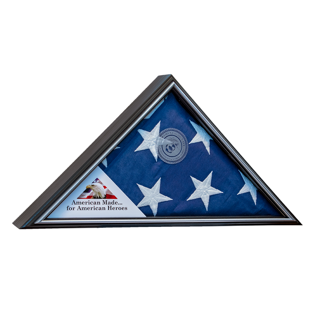 Tributary Flag Case - Navy Flag Display Case The Military Gift Store