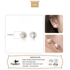 Baroque Pearl Stud Earrings Pi-Mart