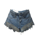 2023 Summer High-Waisted Ripped Denim Shorts for Women