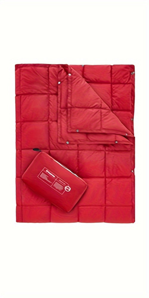 Kingcamp Red Foldable Blanket, down Alternative Fluffy Cold Weather Lightweight Warm Compact Waterproof Wearable Blanket, Suitable for Travel, Outdoor, Hiking, Backpacking, Stadium, Plane, Camping.. Lootquake LLC