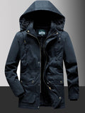 PolarGuard Men's Hooded Plus Coat THRIXINE
