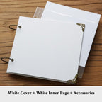 10Inch Wedding Photo Album Scrapbook Cardboard Albums Photo Baby Scrapbooking Album Blank Cover Travel Albums For Photos Home Decor House Decoration DIY Memorable Gifts For Loved Ones Stevvex