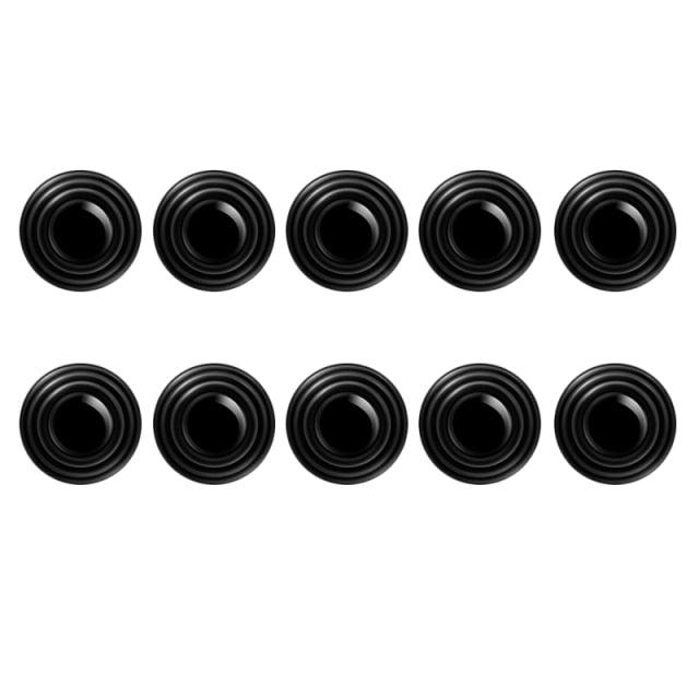 10pcs Car Door Anti-collision Silicone Pad Anti-shock Closing Door Stickers Soundproof Buffer Gasket Door Shock Absorber Car Door Protector Stickers Buffer Bumper Cushion Car Door Shock Absorbing PVC Gaskets Auto Accessories Stevvex